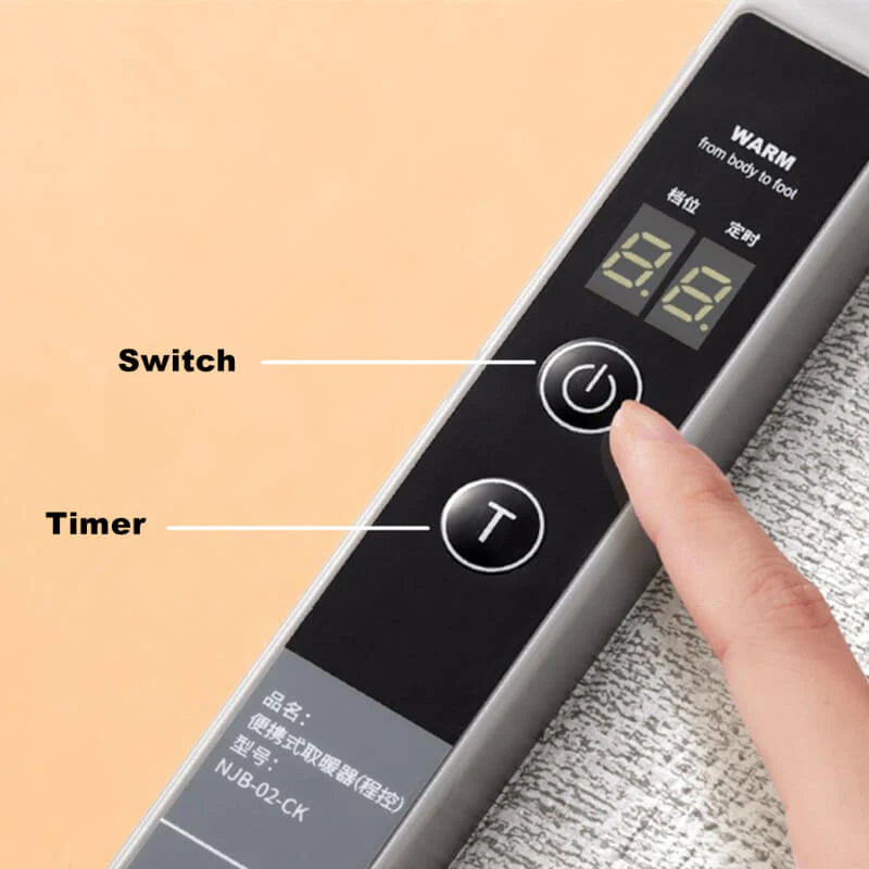 Under Desk Leg Warmer Folding Electric Heating Foot Warmer