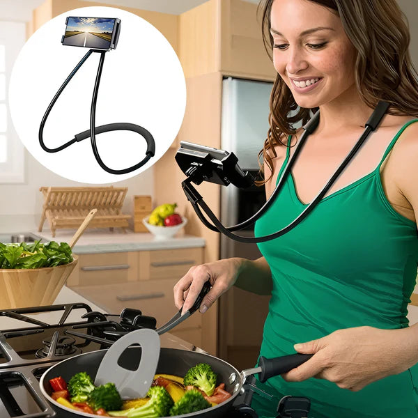 ADJUSTABLE NECK PHONE HOLDER